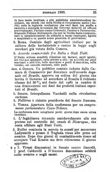 Almanacco storico della Illustrazione italiana contiene il calendario del ... e la cronistoria del ... narrata giorno per giorno