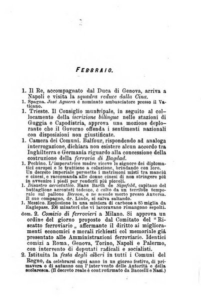 Almanacco storico della Illustrazione italiana contiene il calendario del ... e la cronistoria del ... narrata giorno per giorno