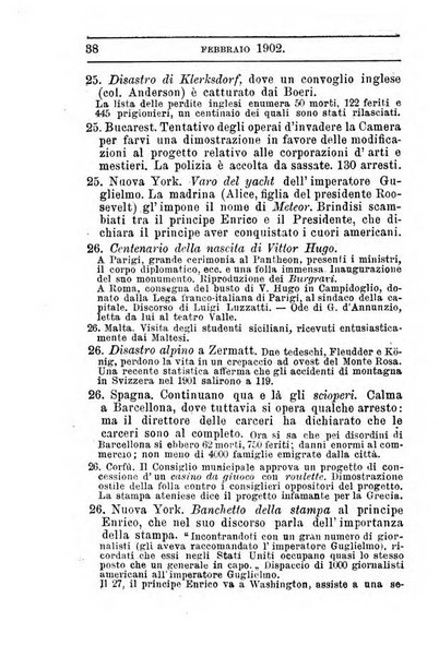 Almanacco storico della Illustrazione italiana contiene il calendario del ... e la cronistoria del ... narrata giorno per giorno