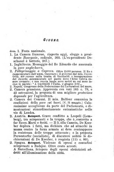 Almanacco storico della Illustrazione italiana contiene il calendario del ... e la cronistoria del ... narrata giorno per giorno