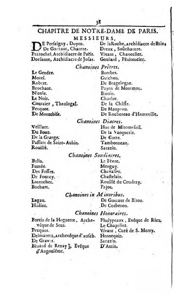 Almanach royal, ... présenté a Sa Majesté pour la premiere fois en 1699 ...