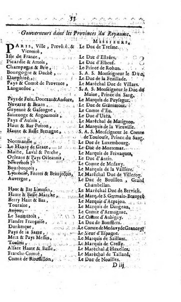 Almanach royal, ... présenté a Sa Majesté pour la premiere fois en 1699 ...