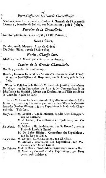 Almanach royal, ... présenté a Sa Majesté pour la premiere fois en 1699 ...