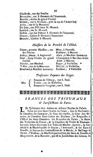 Almanach royal, ... présenté a Sa Majesté pour la premiere fois en 1699 ...