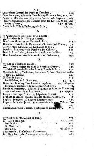 Almanach royal, ... présenté a Sa Majesté pour la premiere fois en 1699 ...