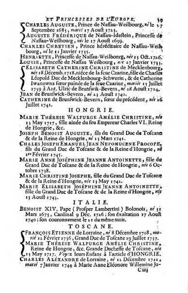 Almanach royal, ... présenté a Sa Majesté pour la premiere fois en 1699 ...