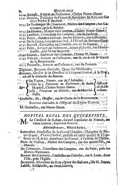 Almanach royal, ... présenté a Sa Majesté pour la premiere fois en 1699 ...