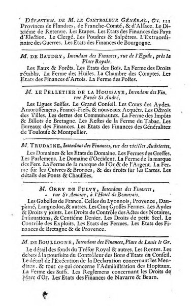 Almanach royal, ... présenté a Sa Majesté pour la premiere fois en 1699 ...