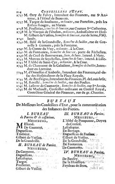 Almanach royal, ... présenté a Sa Majesté pour la premiere fois en 1699 ...