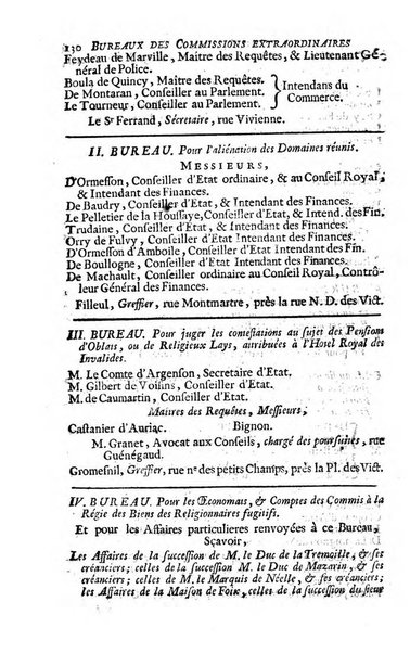 Almanach royal, ... présenté a Sa Majesté pour la premiere fois en 1699 ...