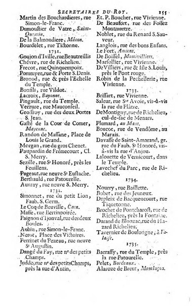 Almanach royal, ... présenté a Sa Majesté pour la premiere fois en 1699 ...