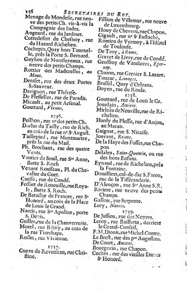 Almanach royal, ... présenté a Sa Majesté pour la premiere fois en 1699 ...