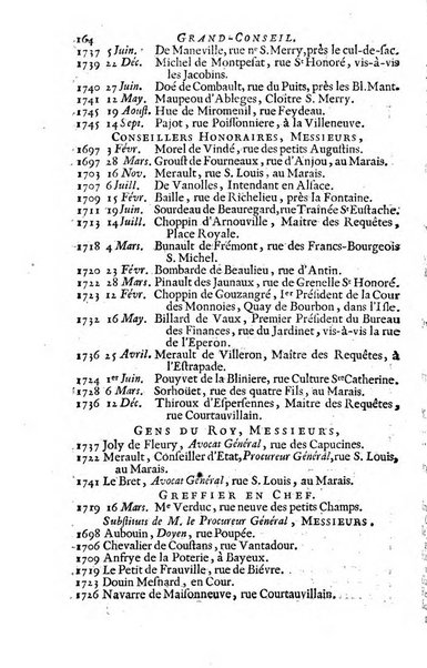 Almanach royal, ... présenté a Sa Majesté pour la premiere fois en 1699 ...