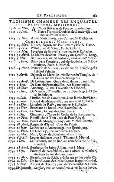 Almanach royal, ... présenté a Sa Majesté pour la premiere fois en 1699 ...