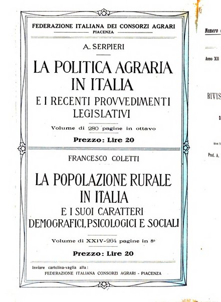 L'alpe rivista forestale italiana fondata dalla Società emiliana pro-montibus et sylvis