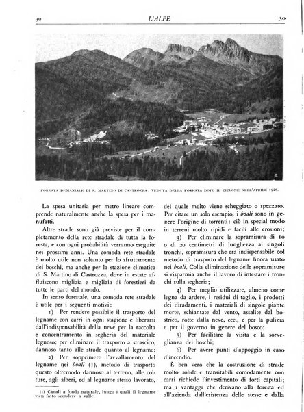 L'alpe rivista forestale italiana fondata dalla Società emiliana pro-montibus et sylvis