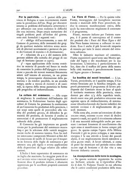 L'alpe rivista forestale italiana fondata dalla Società emiliana pro-montibus et sylvis