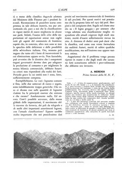 L'alpe rivista forestale italiana fondata dalla Società emiliana pro-montibus et sylvis