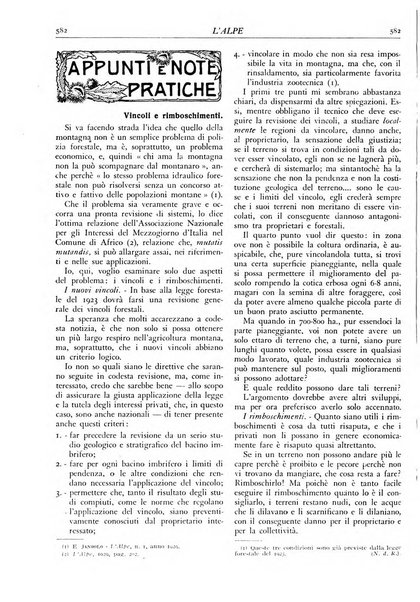 L'alpe rivista forestale italiana fondata dalla Società emiliana pro-montibus et sylvis