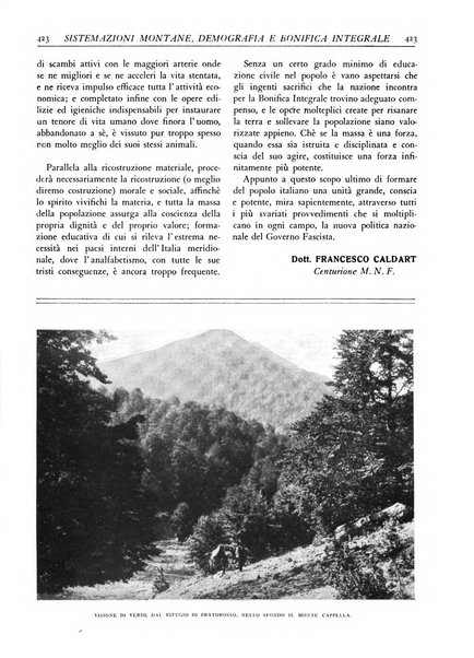 L'alpe rivista forestale italiana fondata dalla Società emiliana pro-montibus et sylvis