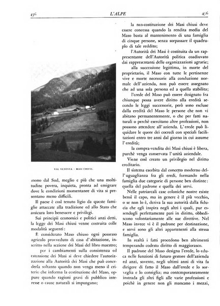 L'alpe rivista forestale italiana fondata dalla Società emiliana pro-montibus et sylvis