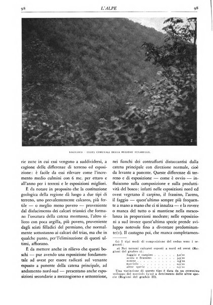 L'alpe rivista forestale italiana fondata dalla Società emiliana pro-montibus et sylvis