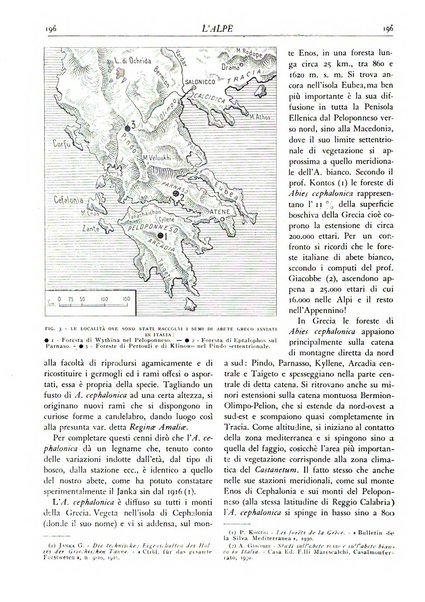 L'alpe rivista forestale italiana fondata dalla Società emiliana pro-montibus et sylvis