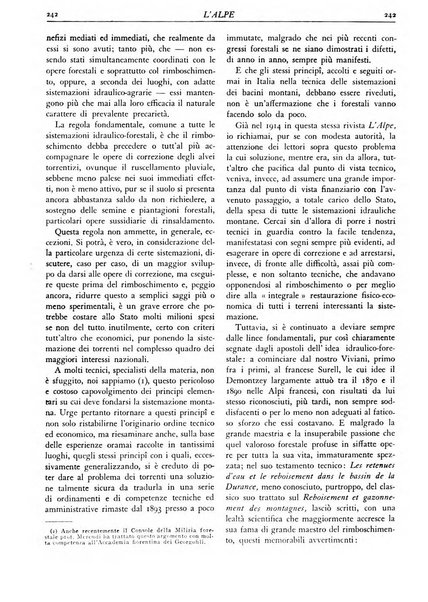 L'alpe rivista forestale italiana fondata dalla Società emiliana pro-montibus et sylvis