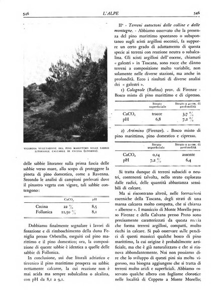 L'alpe rivista forestale italiana fondata dalla Società emiliana pro-montibus et sylvis