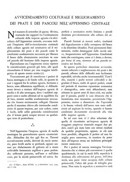 L'alpe rivista forestale italiana fondata dalla Società emiliana pro-montibus et sylvis