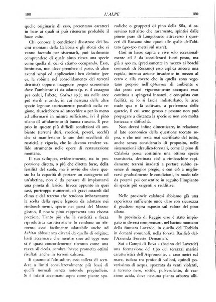 L'alpe rivista forestale italiana fondata dalla Società emiliana pro-montibus et sylvis