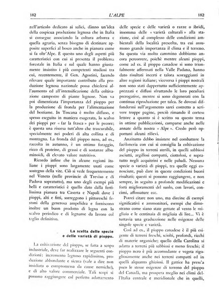 L'alpe rivista forestale italiana fondata dalla Società emiliana pro-montibus et sylvis