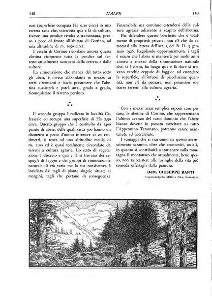 L'alpe rivista forestale italiana fondata dalla Società emiliana pro-montibus et sylvis