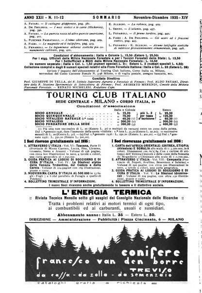 L'alpe rivista forestale italiana fondata dalla Società emiliana pro-montibus et sylvis