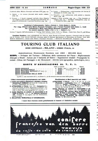 L'alpe rivista forestale italiana fondata dalla Società emiliana pro-montibus et sylvis