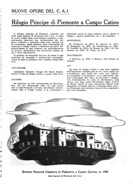 Le Alpi rivista mensile del Centro alpinistico italiano