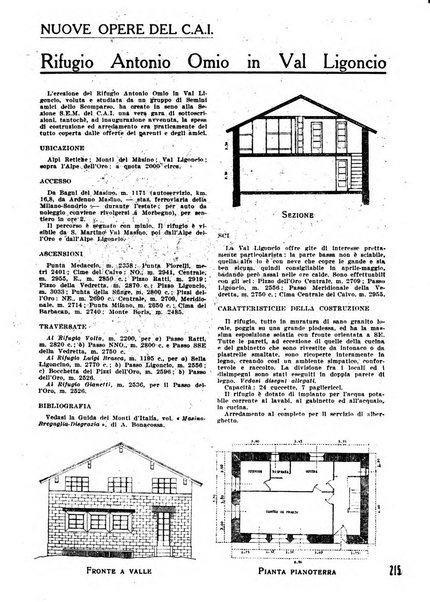 Le Alpi rivista mensile del Centro alpinistico italiano