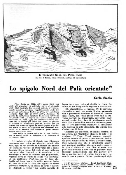 Le Alpi rivista mensile del Centro alpinistico italiano