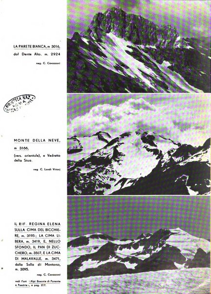 Le Alpi rivista mensile del Centro alpinistico italiano