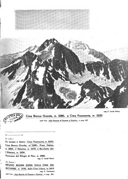 Le Alpi rivista mensile del Centro alpinistico italiano