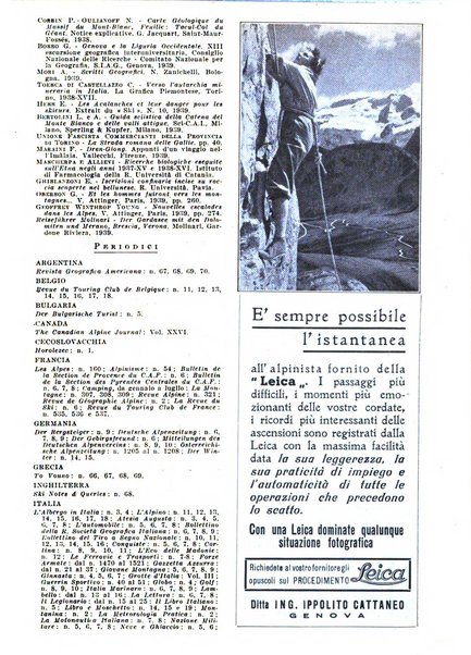 Le Alpi rivista mensile del Centro alpinistico italiano