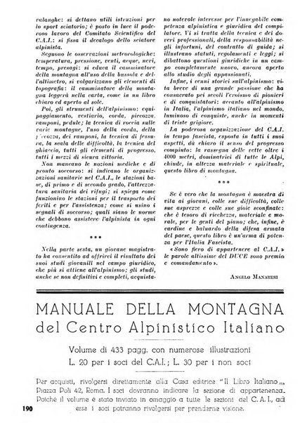 Le Alpi rivista mensile del Centro alpinistico italiano