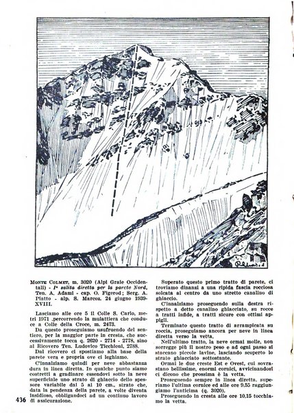 Le Alpi rivista mensile del Centro alpinistico italiano