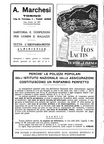 Le Alpi rivista mensile del Centro alpinistico italiano