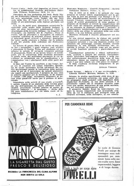 Le Alpi rivista mensile del Centro alpinistico italiano