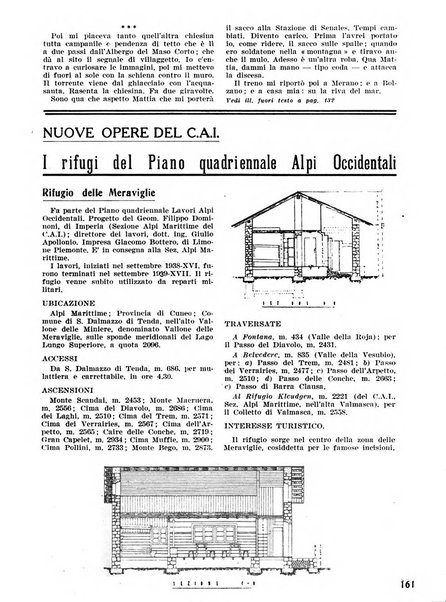 Le Alpi rivista mensile del Centro alpinistico italiano