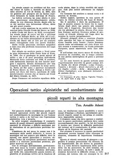 Le Alpi rivista mensile del Centro alpinistico italiano