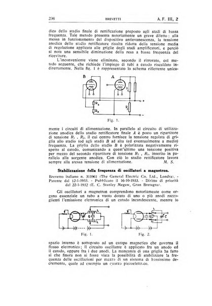 Alta frequenza rivista di radiotecnica, telefonia e acustica applicata