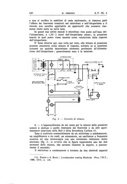 Alta frequenza rivista di radiotecnica, telefonia e acustica applicata