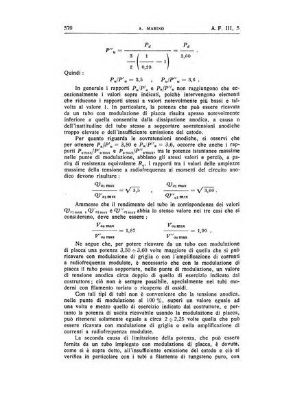 Alta frequenza rivista di radiotecnica, telefonia e acustica applicata